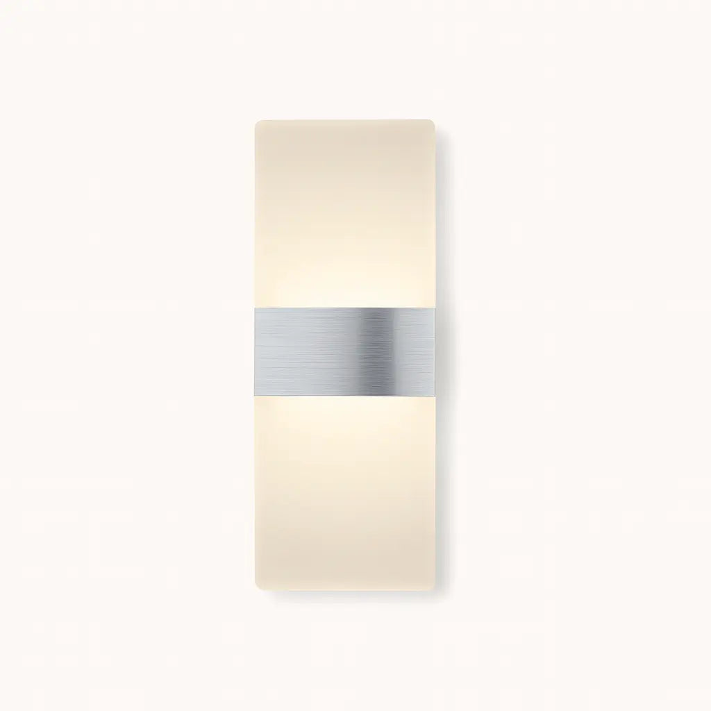 Warm LED glow radiates elegantly from brushed metal and acrylic, highlighting gold accents.